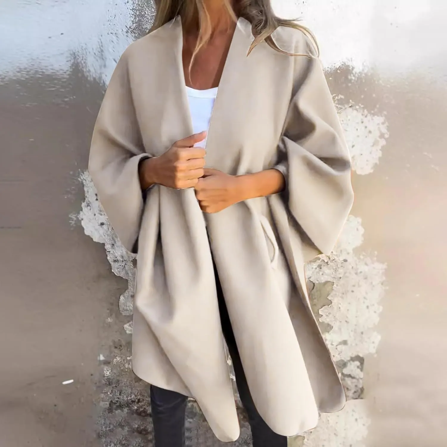 Women's Elegant Shawl Wraps Oversized Open Front Poncho Cape Sweaters Finely Draped Evening Wedding Dressy Shawls