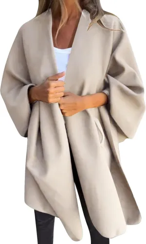 Women's Elegant Shawl Wraps Oversized Open Front Poncho Cape Sweaters Finely Draped Evening Wedding Dressy Shawls