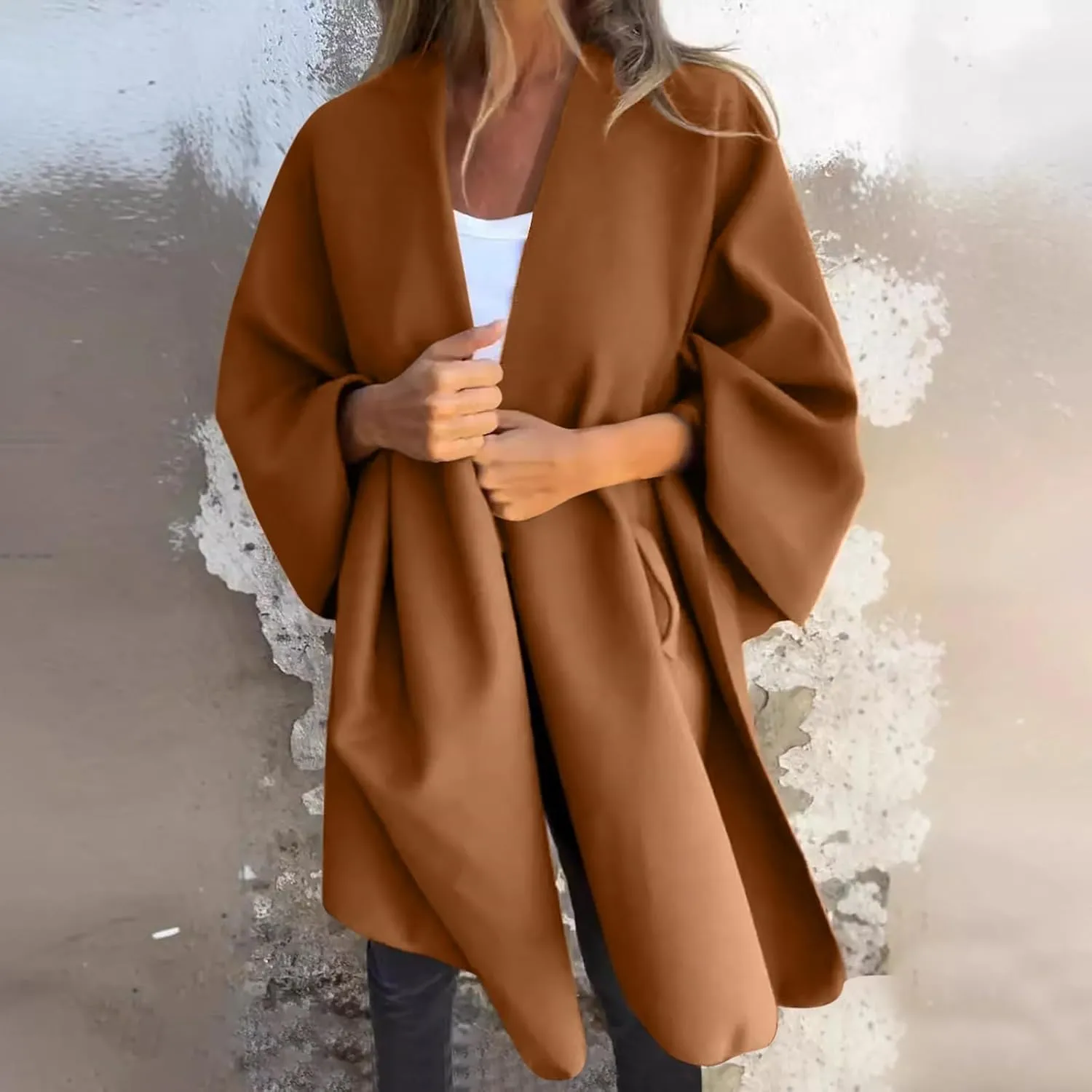 Women's Elegant Shawl Wraps Oversized Open Front Poncho Cape Sweaters Finely Draped Evening Wedding Dressy Shawls