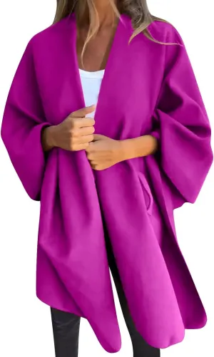 Women's Elegant Shawl Wraps Oversized Open Front Poncho Cape Sweaters Finely Draped Evening Wedding Dressy Shawls