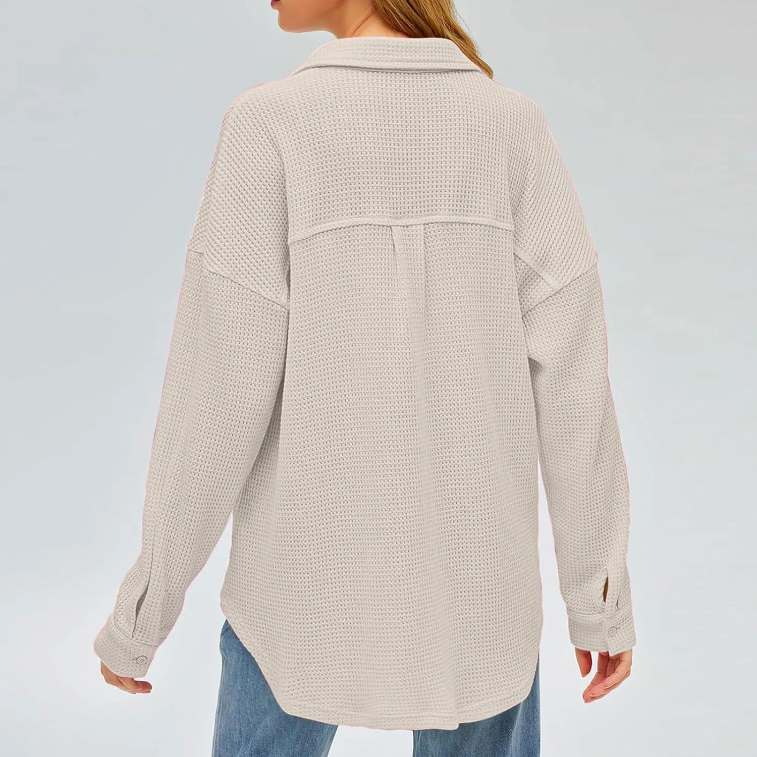 Women's Lapel Collar Single Breasted Fall Winter Warm Coats Wool Blend Pea Coats Casual Solid Color Mid Long Outerwear