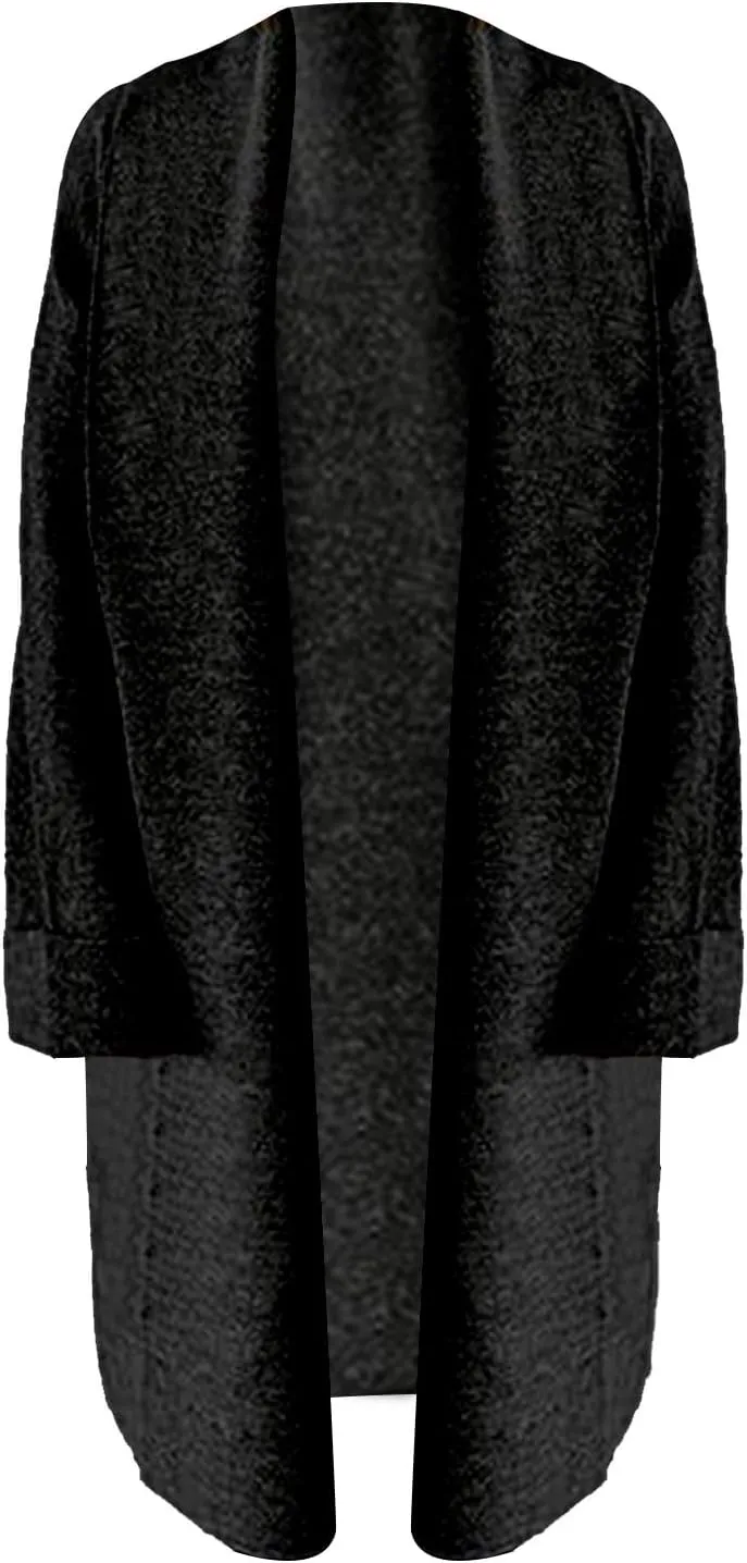 Womens Long Cardigan Sweaters Chunky Open Front Oversized Slouchy Knit Fall Trendy Coatigan Jackets