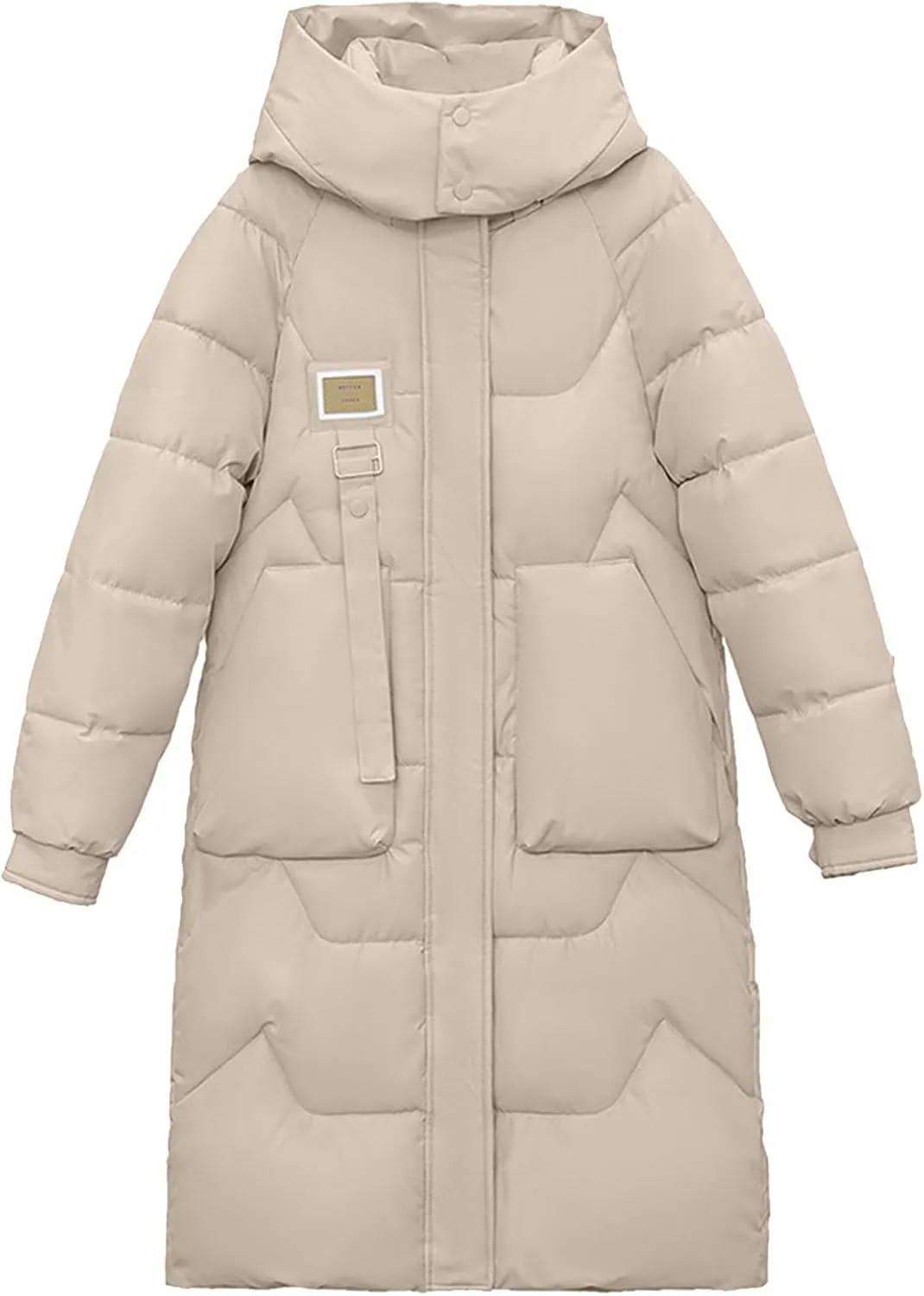 Women's Long Winter Coat with Hood Warm Long Parka Thicken Puffer Jacket Outerwear Down Coat Windproof Snow Coats