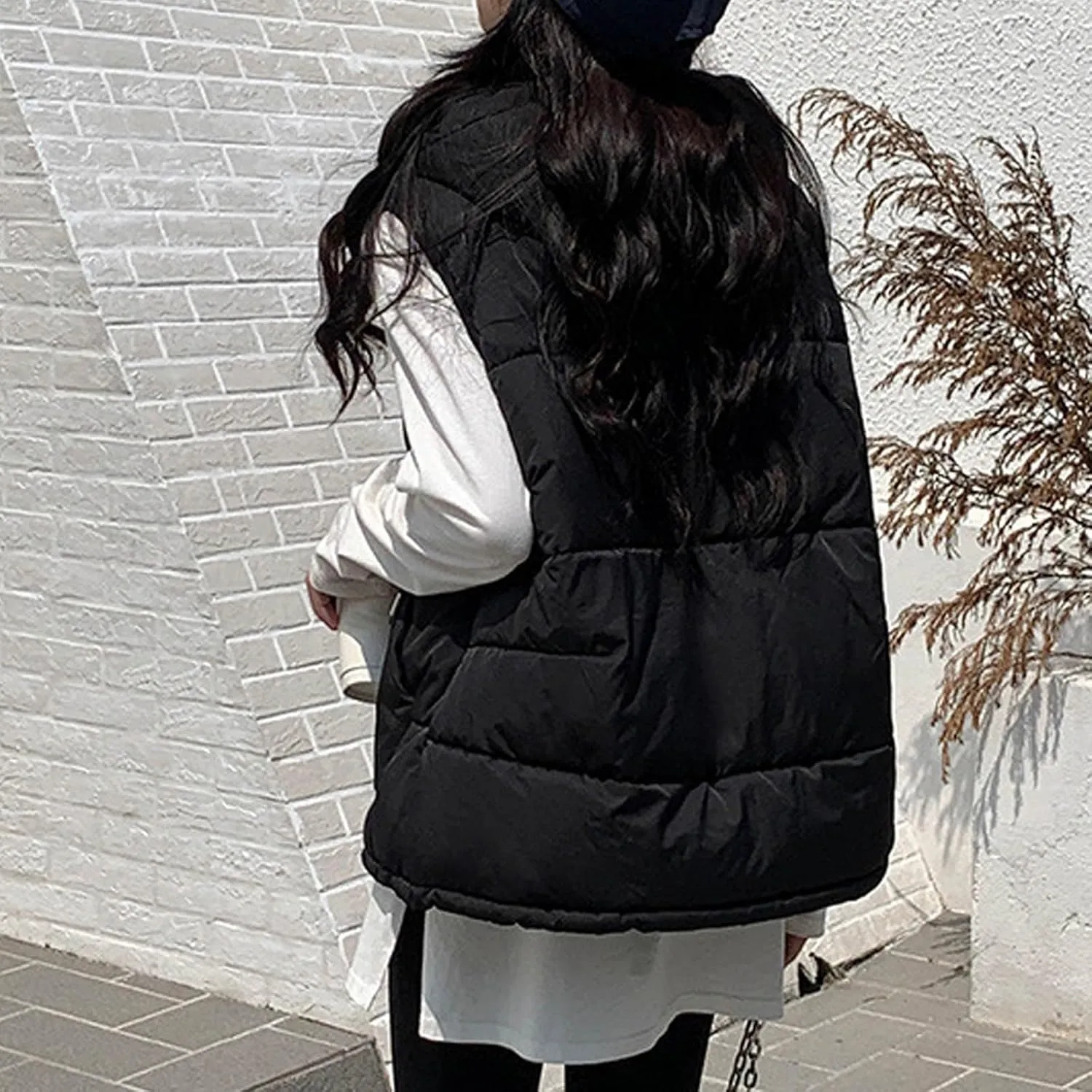 Women's New Hooded Short Loose Vest Outside The Vest Down Jacket Vest plus Size 2024 Women Hooded Coat