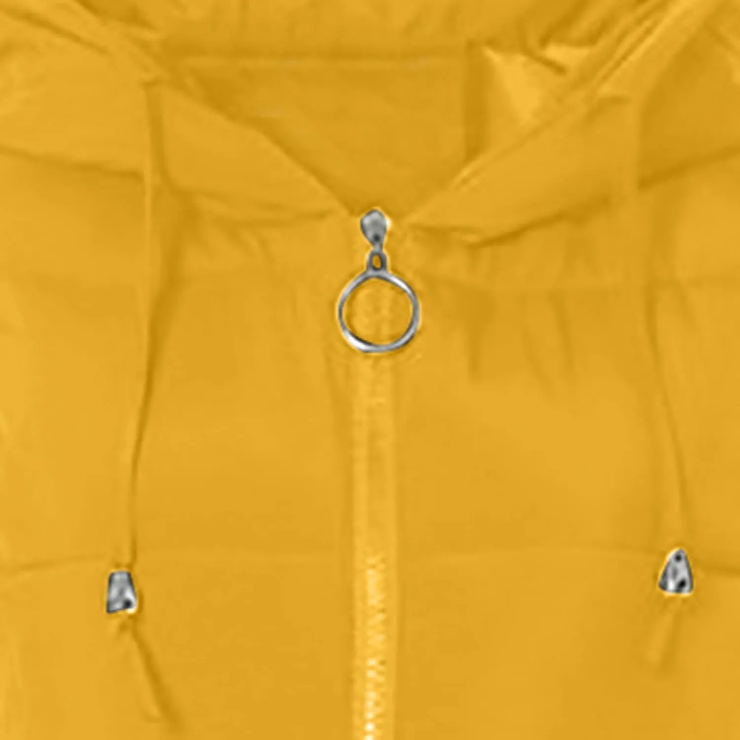 Womens Sleeveless Puffer Jacket Warm Winter Vest Coats Trendy Hooded Plain Down Jackets Zipper Long Outwear