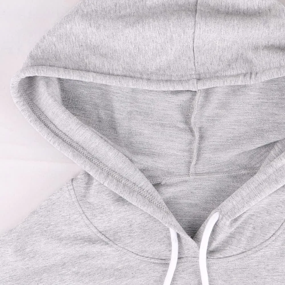 Women's Sports Cropped Hoodies Workout Fitness T-shirts Sweatshirt Drawstring Tops