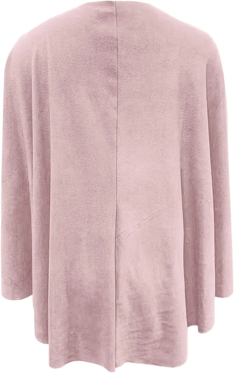 Women's Warm Pashmina Knit Tassel Open Front Poncho Sweater Scarf Cape Shawl Wrap Cardigan Coat Gifts for Fall Winter