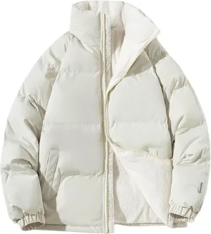 Women's Winter Coat Puffer Padded Thicken Down Jacket Quilted Cardigan Lightweight Casual Zipper 2024 Trendy Parka Outwear